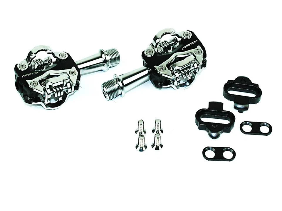 PEDALES GW MTB XC ZP-108S ALUMINIO NEGRO