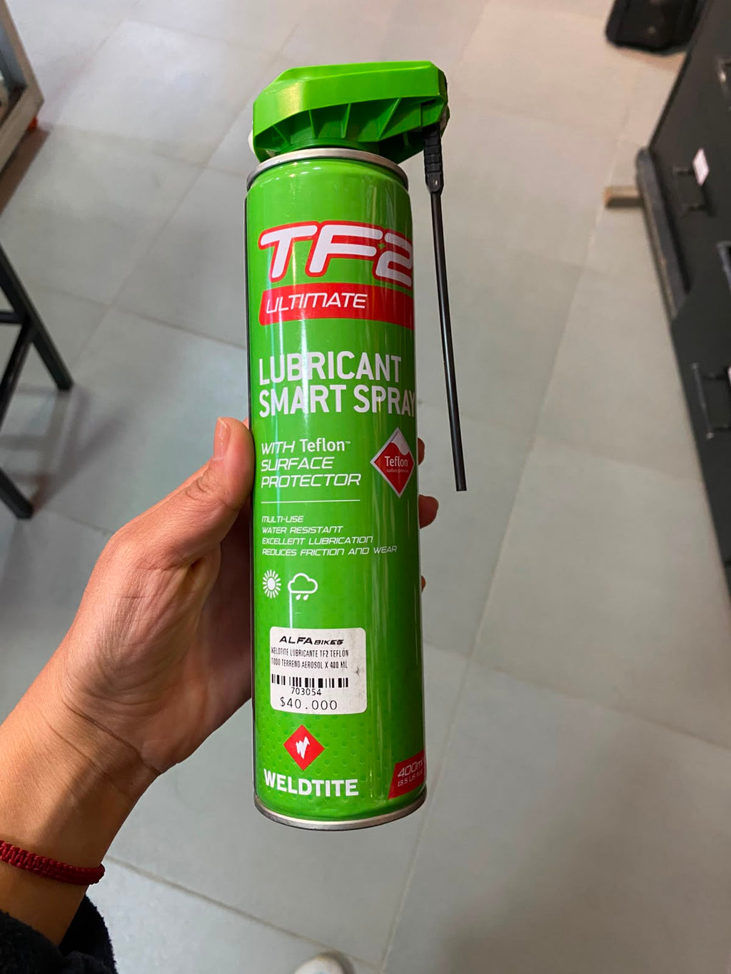 ACEITE LUBRICANTE BICICLETA TEFLON TF2 ULTIMATE WELDTITE