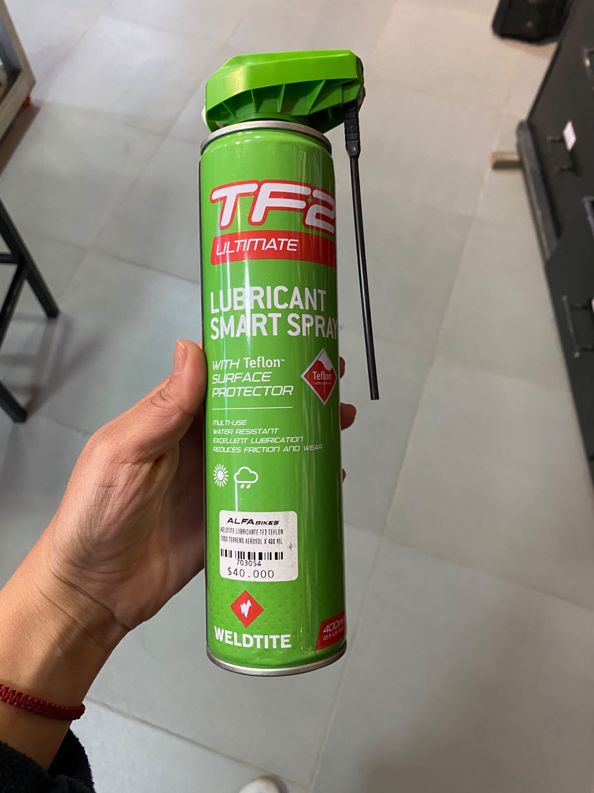 ACEITE LUBRICANTE BICICLETA TEFLON TF2 ULTIMATE WELDTITE