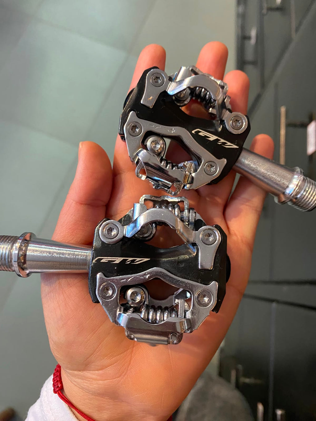 PEDALES GW MTB XC ZP-108S ALUMINIO NEGRO