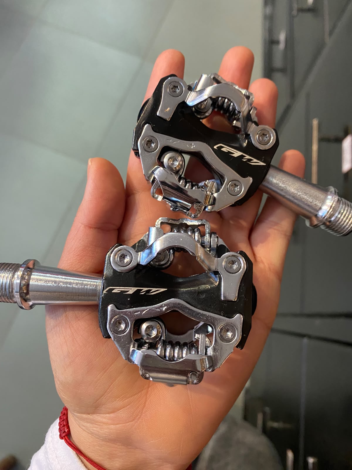 PEDALES GW MTB XC ZP-108S ALUMINIO NEGRO