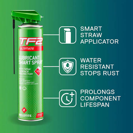 ACEITE LUBRICANTE BICICLETA TEFLON TF2 ULTIMATE WELDTITE